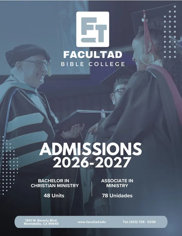 Cover of the 2026 · 2027 admissions catalog in English