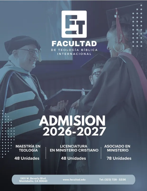 Portada del catálogo de admisión 2026 · 2027 en español